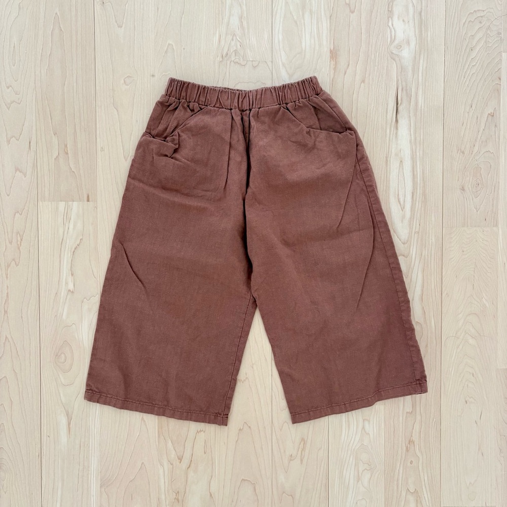 Go Gently Nation Woven Cotton Culottes